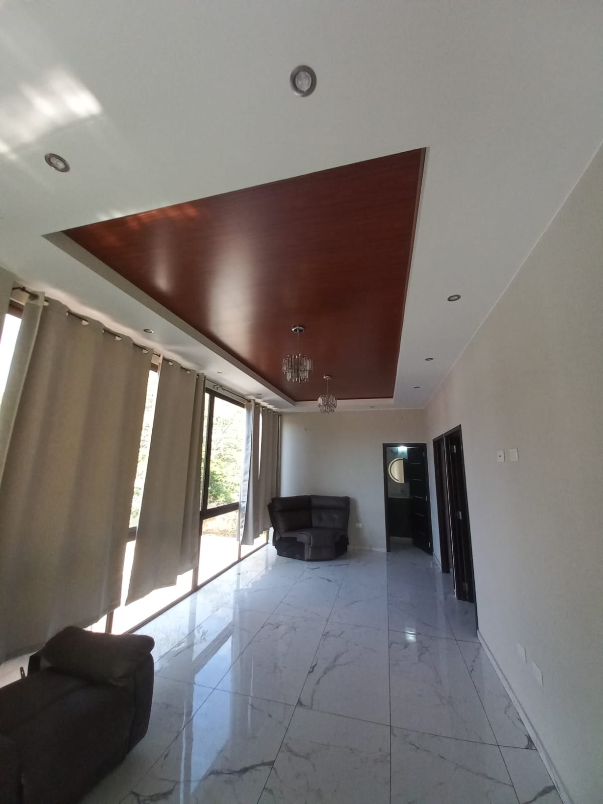 Sala de estar con salida a la terraza